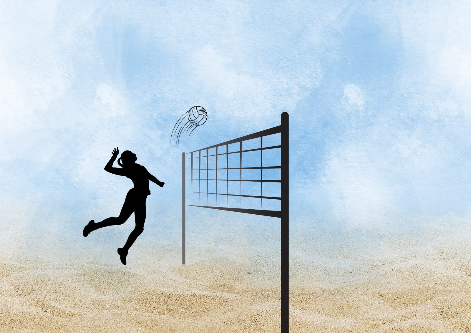 Beachvolleyball-Feld