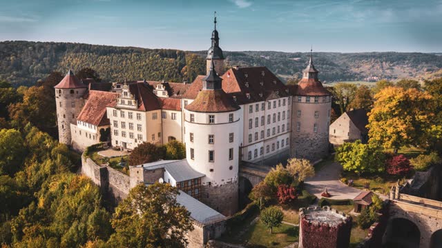Schloss Langenburg von oben